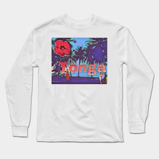 Tonga island  beautiful forever Long Sleeve T-Shirt